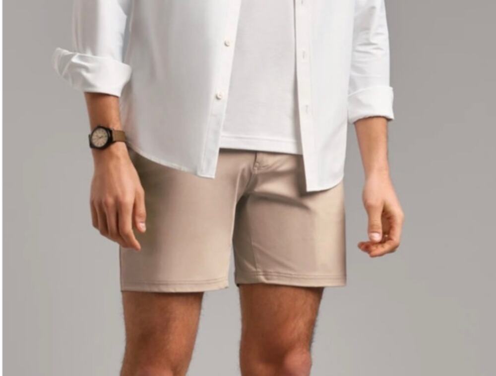 Rhone NWT Commuter Short 7" Size 38 Men's Khaki